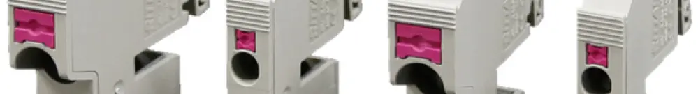 Sammelschienenklemme Rittal für Rundleiter 1.5…16mm², Schienenstärke 5mm 