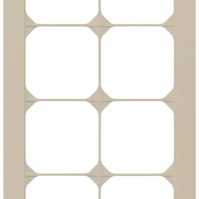 Telaio di copertura INC kallysto.trend 4×2 beige 154×274mm 