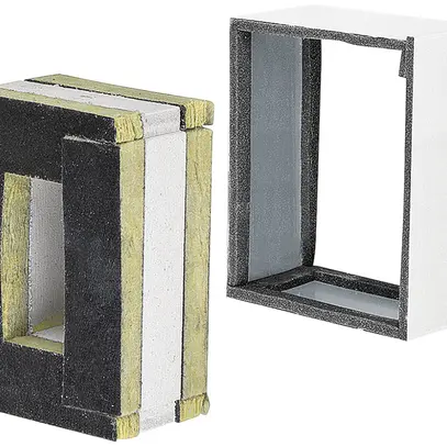 Pezzo di raccordo tehalit FWK 90 E90/30 100×160mm, bianco traffico 