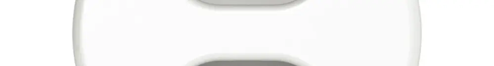 Kit frontal ENC Classic ZE pour prise 2×T13 blanc 