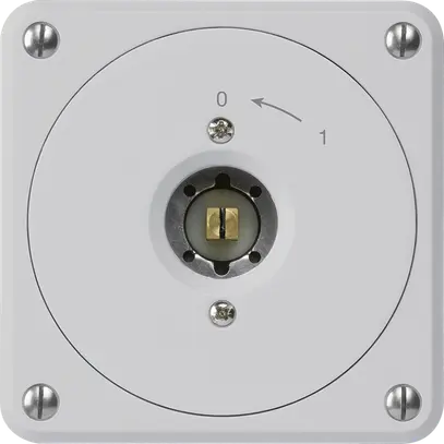 Contact pivotant à clé carrée ENC robusto gris sans clapet 1P combi 