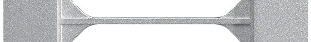 Cadre de recouvrement ENC kallysto.trend 2×1 arktis 94×154mm 