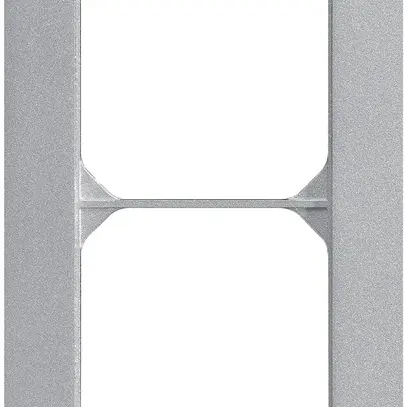 Cadre de recouvrement ENC kallysto.trend 2×1 arktis 94×154mm 