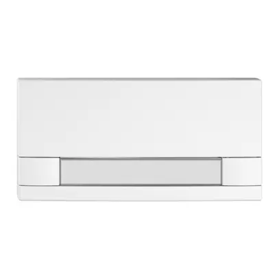 Poussoir 1/2 EDIZIO.liv KNX et UNI a.SNAPFIX® s.LED a.étiquette comm.2T bc 
