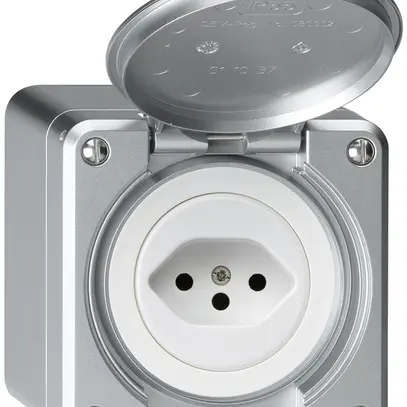 Prise AP robusto type 13 aluminium 