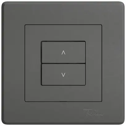 Station secondaire stores ENC EDIZIO.liv Wiser SNAPFIX® 2 touches WLAN grf 
