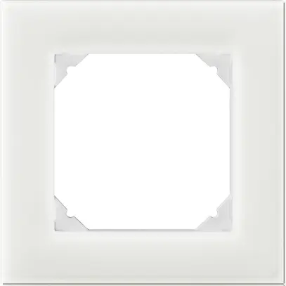 En-tête ENC EDIZIO.liv prestige SNAPFIX® 1×1 94×94mm verre blanc 