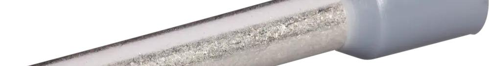 Embout de câble type A isolé 4mm²/18mm gris 