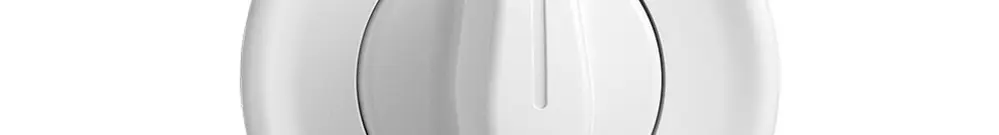 Kit frontale STANDARDdue 1->0<-2 bianco per pulsante girevole 