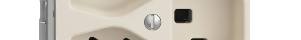 Prise AP EDIZIOdue 3×T23 crema intérieur pour combinaison 