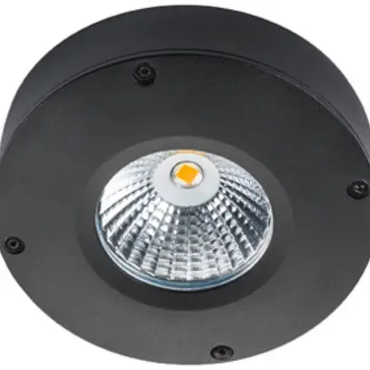 Downlight LED AP SG Callisto 3W 190lm 827 IP65 65° VAR Ø110mm noir 