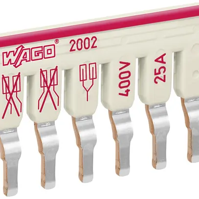 Schachtel-Brücke WAGO 1…6 25A 400V 6kV isoliert 29.9mm grau 