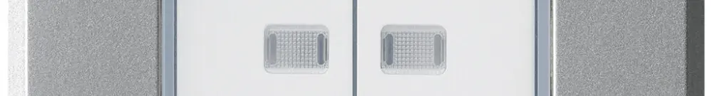 Contatto pulsante INC robusto IP55 2×1P alluminio 2×illuminato per combinazione 