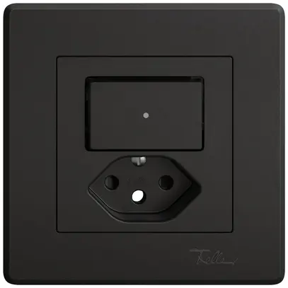 Kit di montaggio INC EDIZIO.liv SNAPFIX® combi.T13 1 tast.lent.front.shutter ne 