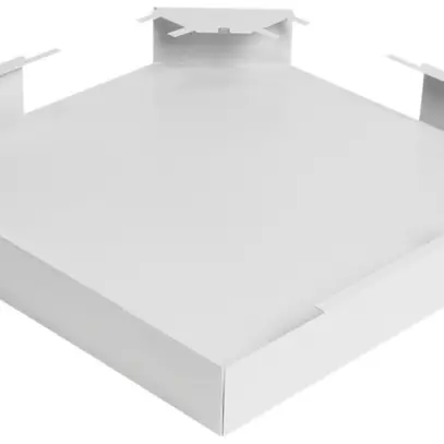 Angolo piatto tehalit DABA 50×160mm, bianco puro 