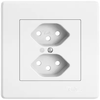 Kit di montaggio INC EDIZIO.liv SNAPFIX® per presa 2×T13 con lente frontale bi 
