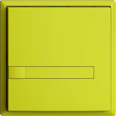 Pulsante INC KNX 1×EDIZIOdue lemon RGB senza LED con inserto carta 