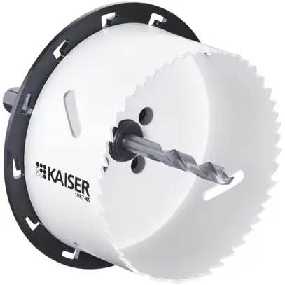 Scie-cloche Kaiser Bi-Metall Ø86mm avec fraiseuse de bords 