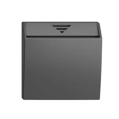 Interiore per interr.Hotelcard 250VAC 1L EDIZIOdue grigio scuro 