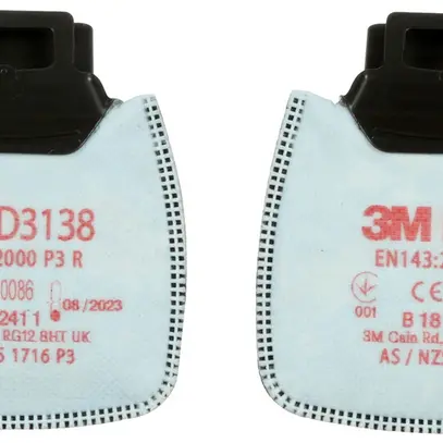 Partikelfilter 3M Secure Click Hard Case D9038 Schutzstufe P3 R 