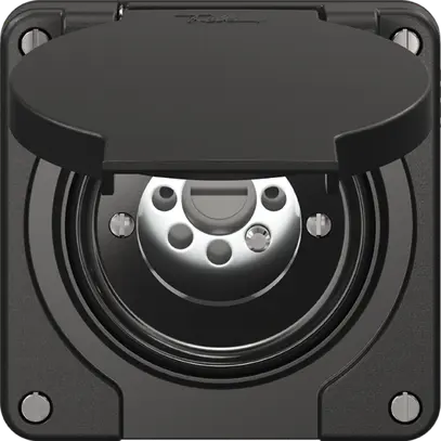 Contact pivotant NEVO N.CO  sans cylindre, KS, 0 <- 1, noir 