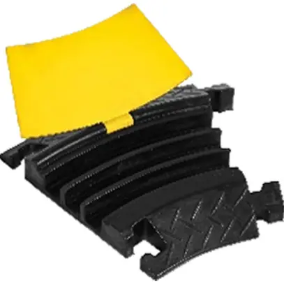 Angle plat DEM CP-3 gomme 3 canaux 345×50mm jn/no 