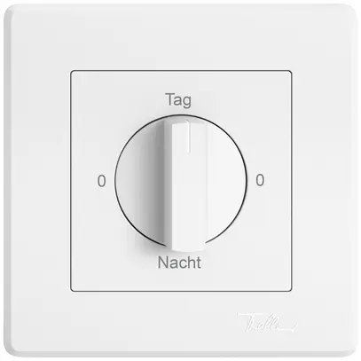 UP-Montageset EDIZIO.liv SNAPFIX® f.Drehschalter m.Griff 0-Tag-0-Nacht ws 