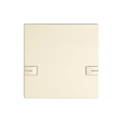 Taste 1/1 EDIZIO.liv SNAPFIX® f.KNX-&UNI m.LED 2×Einfach-Bedienung cr 