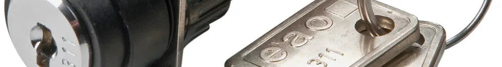 Interruttore a chiave INS EAO51 Ø18mm 1R+1Ch 0-I ritiro 0+I 
