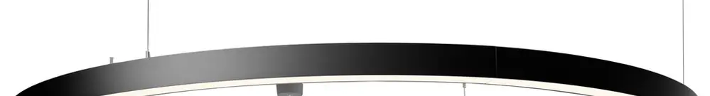 Luminaire suspendu LED Sylvania Nilo 85W 9570lm 840 DALI Ø1200mm noir 