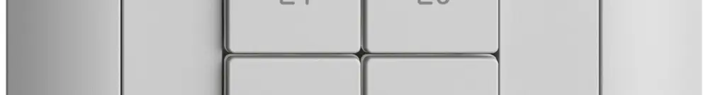 Comando per pulsante scena INC 4 scene/4T Edue Wiser grigio chiaro 
