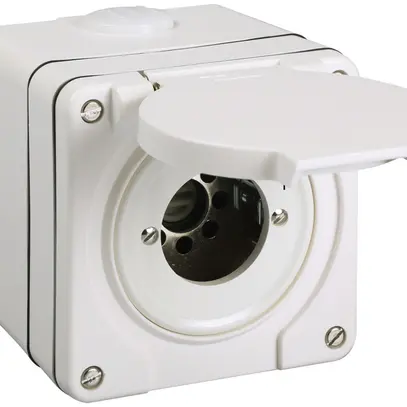 AP-Ausschalter ohne Zylinder NEVO 1P, IP55, 0-1, Abz.12, weiss 