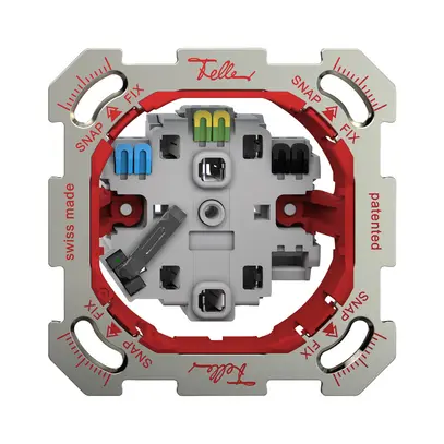 UP-Steckdose Feller SNAPFIX® 2×T23 mit LED 