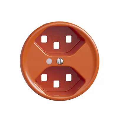 Disco frontale STANDARDdue 2×T23 c.lente frontale, arancione 