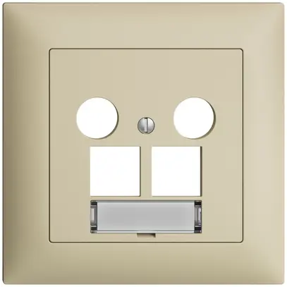 Kit di copertura ENC Edue FMI, p.presa multimedia EASYNET, p.2×RJ45 S-One van 
