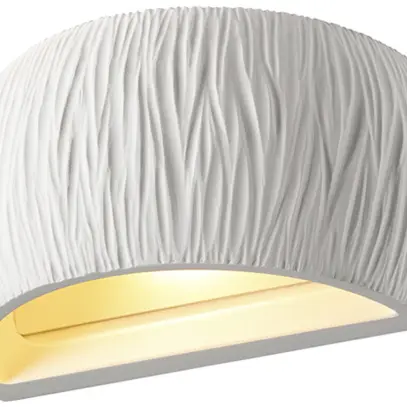 Applique SLV PLASTRA CURVED CUTRAIN R7s 20W VAR 295×130×125mm blanc 