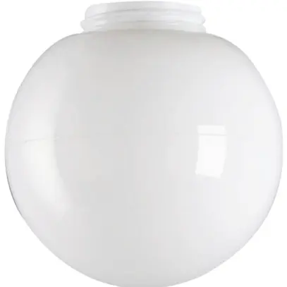 Vetro filettato Roesch sfera filetto 84.5mm Ø180×163mm 75W opale 