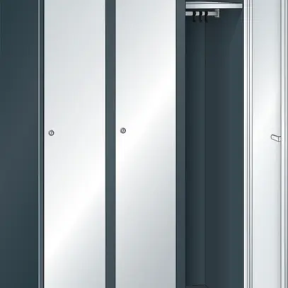 Armoire-vestiaire de charge de batterie (L×P×H) 900×500×1800 mm 3 compartiments 