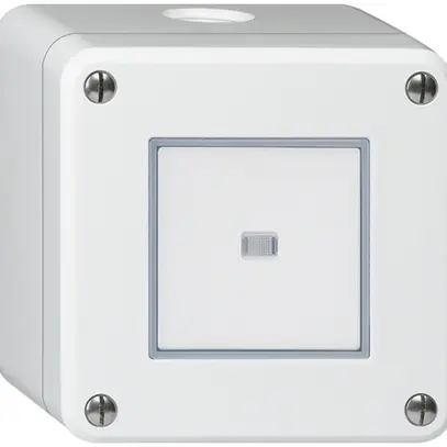 Interruttore AP robusto IP55 schema 3 illuminato bianco 