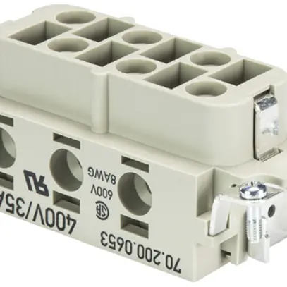 Inserto presa Wieland Electric revos POW BUS 6 6,0 40 AG 6 35A 400V 2.5…6mm² 