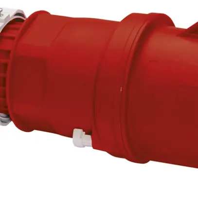 Kupplung CEE Bals 4P 125A 400V 6h rot IP67 vernickelt SK, TE-Plus 