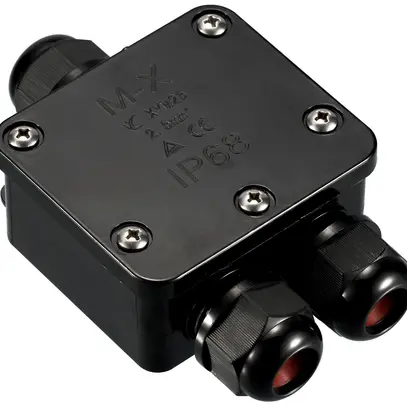 Boîte de dérivation AP Interrata Lilo Junction Box 3×M20, 109×71×36.5mm, IP68 