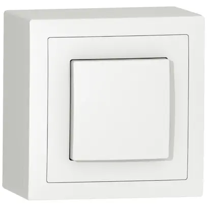 Interrupteur AP SIDUS A 3/1L blanc 
