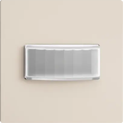 Détecteur de mouvement EDIZIOdue F pirios 180 R eco 1 canal, crema 