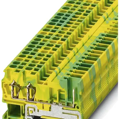 Borne de passage 0.08…4mm² vert/jaune, ST 2.5-TWIN/1P-PE 