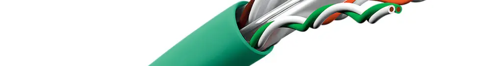 Câble informatique EASYNET non blindé U/UTP cat.6 l=305m, vert 