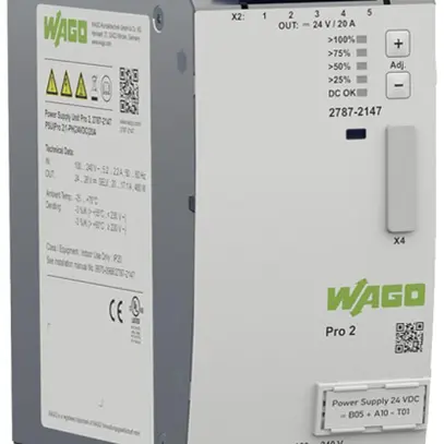 Alimentation INC WAGO Pro 2 90…264V 24…28V 20A 480W 