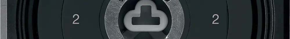UP-Schlüsselschalter robusto IP55 Klappdeckel ohne Zylinder S3/1P schwarz Kombi 
