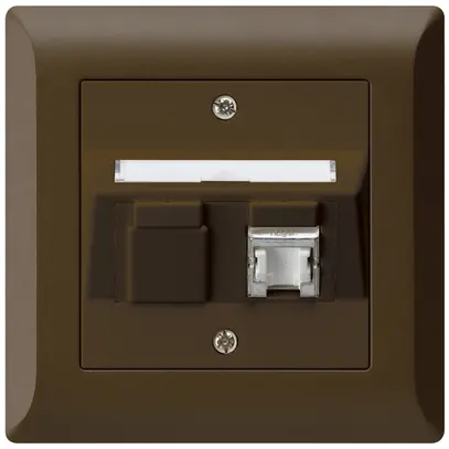 Presa INC kallysto.line C cat.6 1RJ45/s marrone 