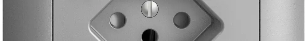 UP-Steckdose EDIZIOdue T13 FI 30mA FMI, shutter, silver 